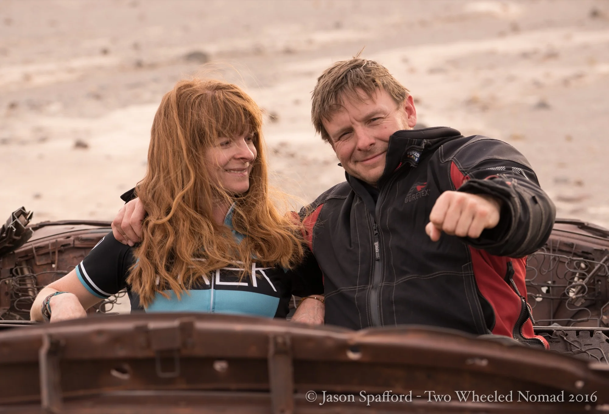 Two Wheeled Nomad - Lisa Morris and Jason Spafford & Royal Enfield